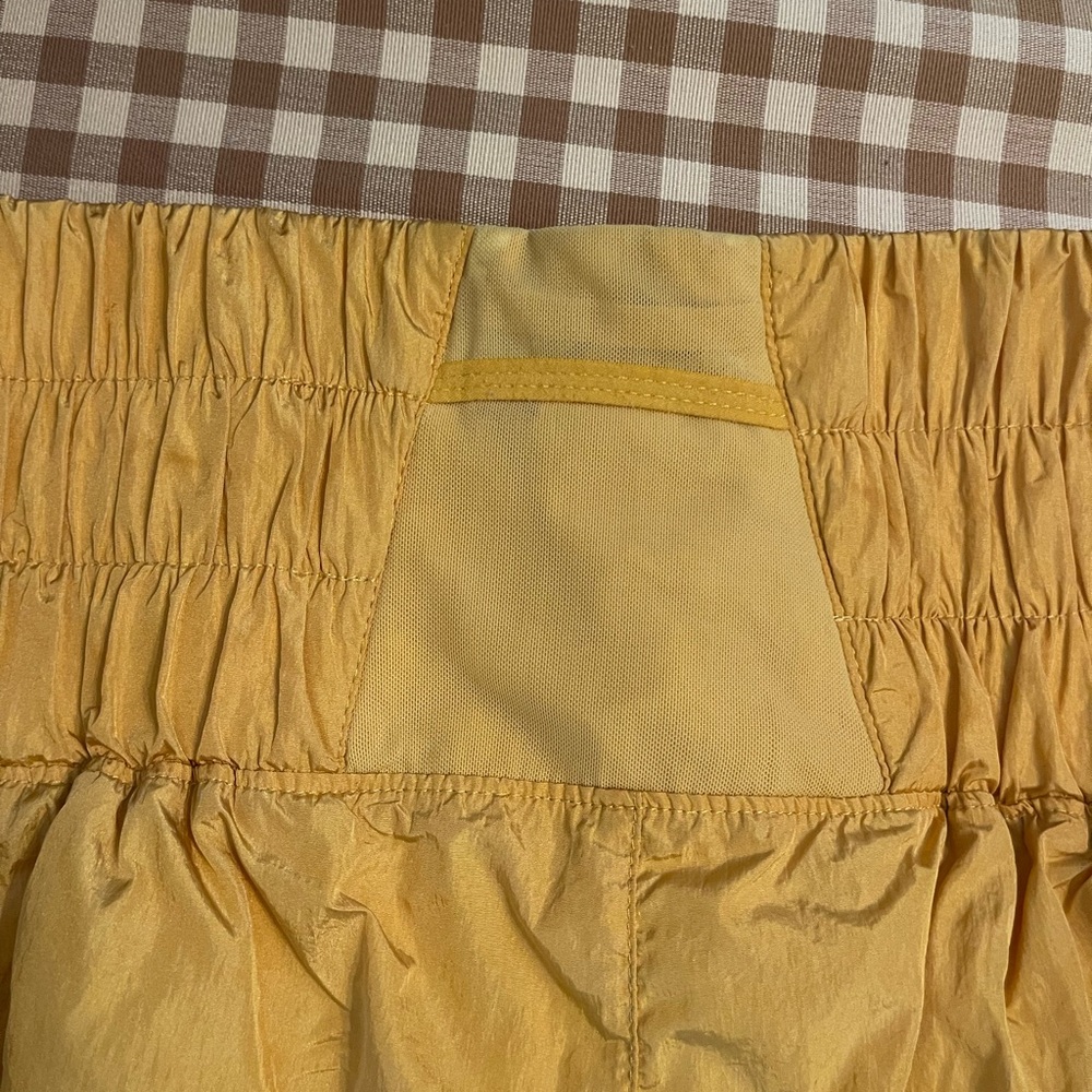 Yellow FP Movement by Free People Athletic Shorts Size M - Picture 3 of 4